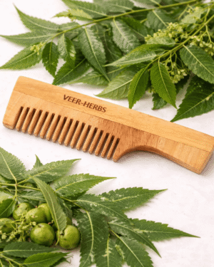 Oil Treated Neem wood Comb